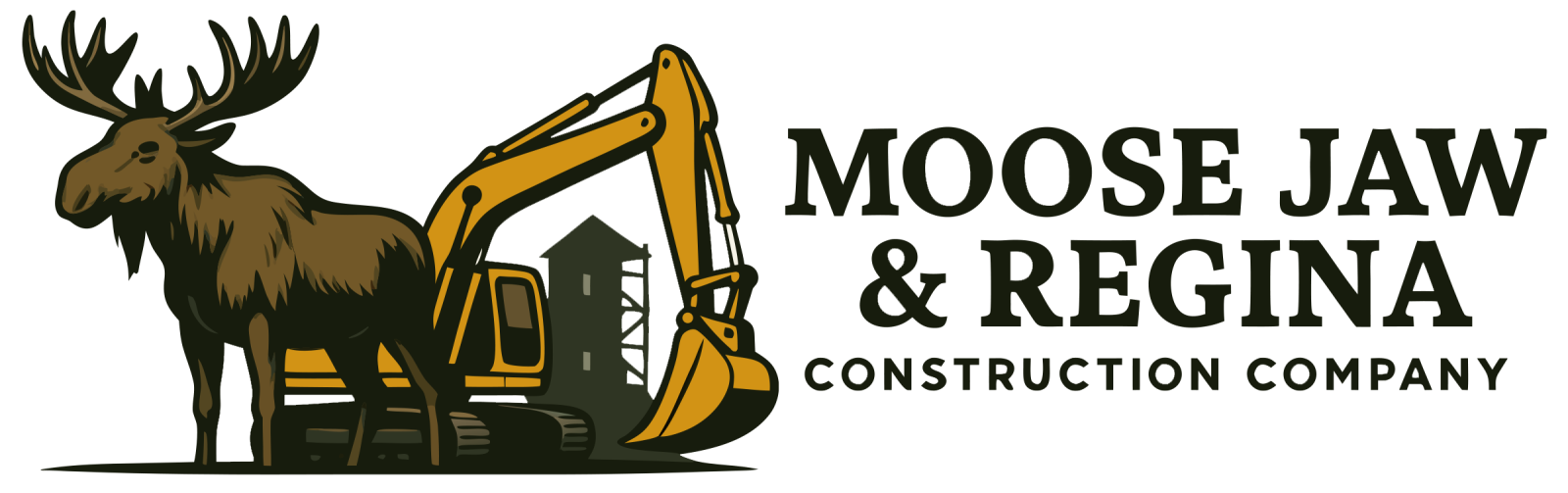 moose jaw regina construction company logo h
