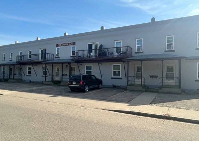 Painted Exterior - Parkview Apartments - 403- 3rd Ave - Moose Jaw